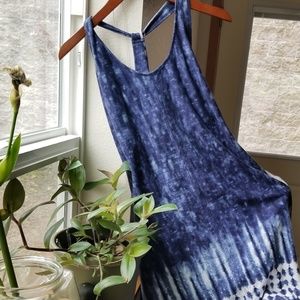 Patagonia tie dye organic cotton wrap island dress